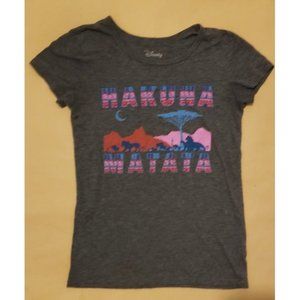 Disney Lion King Hakuna Matata Pumba Timon Women's XS T-shirt